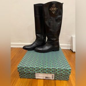 TORY BURCH - KIERNAN 35MM LEATHER BOOTS